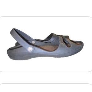 CROCS Dark Gray Slip-On Sandals